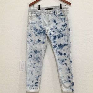 JOE’S SKINNY STRAIGHT LEG TIE DYE JEANS